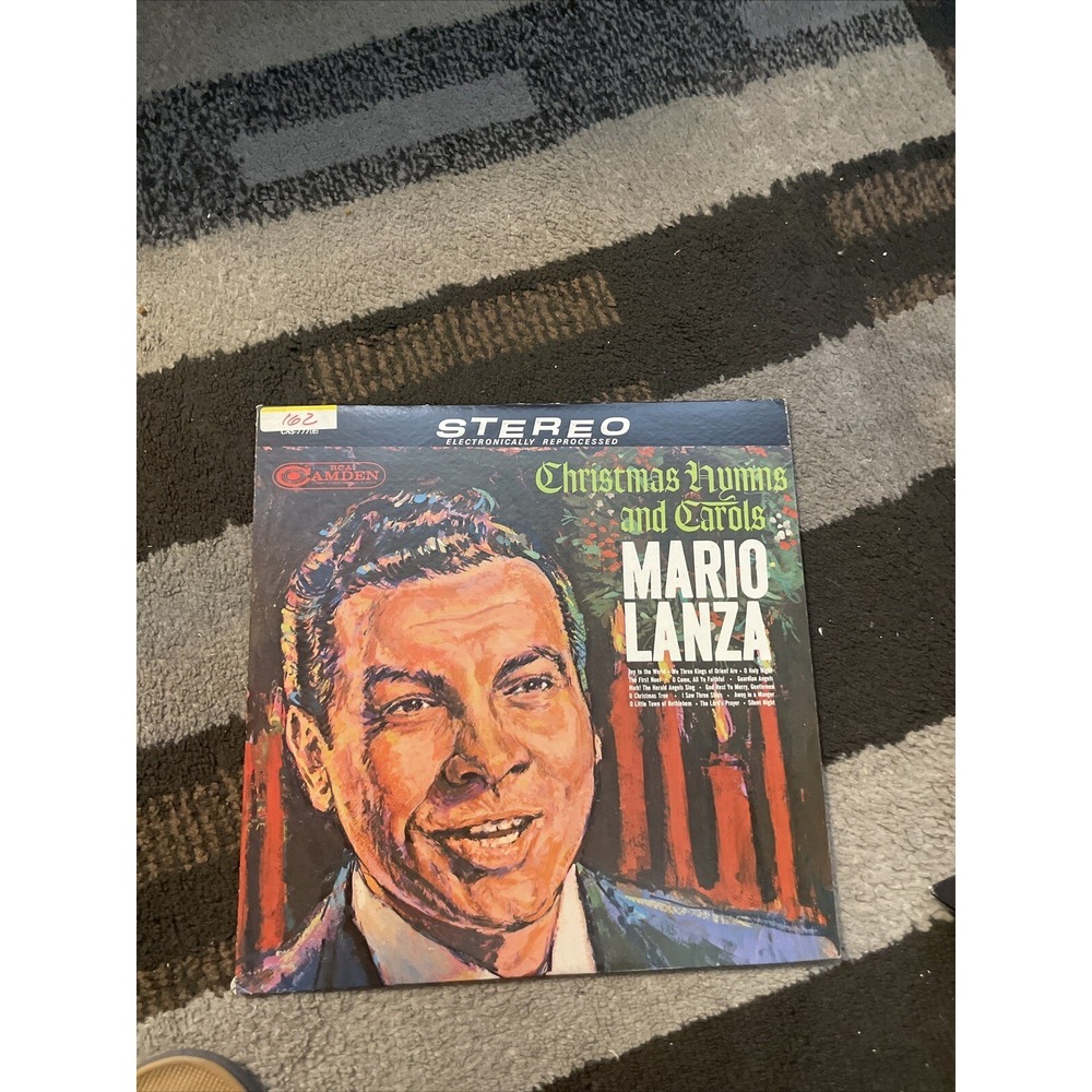 MARIO‎ LANZA CHRISTMAS HYMNS AND CAROLS VINYL LP VG